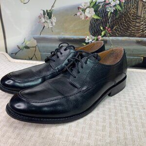 Mens Bostonian Genuine Leather Oxford Dress Shoes 9.5 M Black
